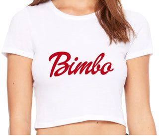 Bimbo - White Crop Top