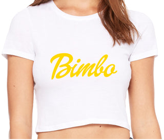 Bimbo - White Crop Top