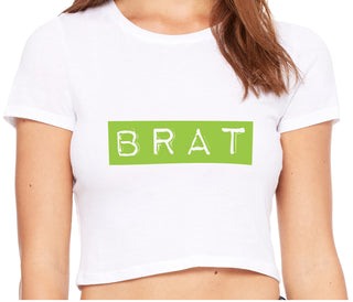 Brat - White Crop Top