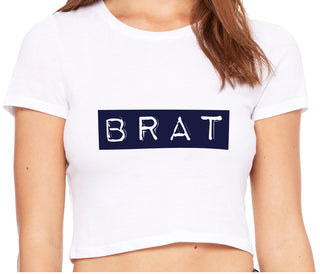 Brat - White Crop Top