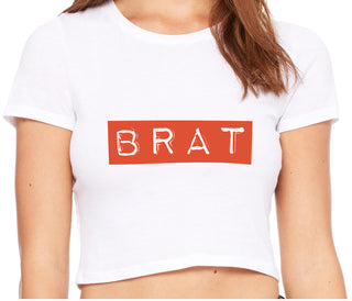 Brat - White Crop Top