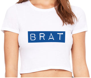 Brat - White Crop Top