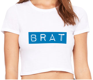 Brat - White Crop Top