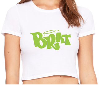 Brat - White Crop Top