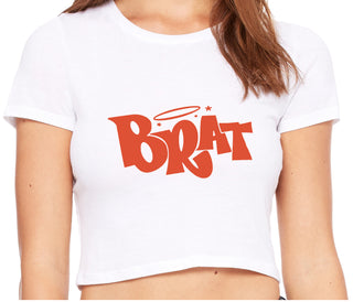 Brat - White Crop Top