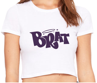 Brat - White Crop Top