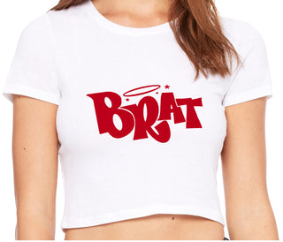 Brat - White Crop Top