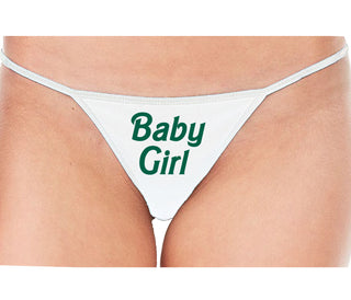 Baby Girl - White String Thong