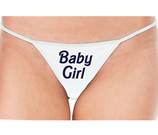 Baby Girl - White String Thong