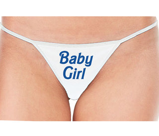Baby Girl - White String Thong