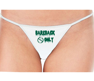 Bareback Only - White String Thong