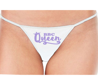 BBC Queen - White String Thong