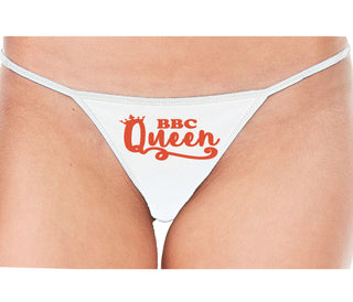 BBC Queen - White String Thong