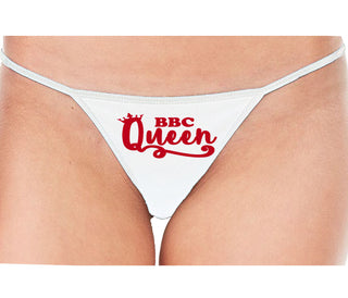 BBC Queen - White String Thong