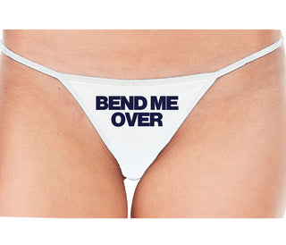 Bend Me Over - White String Thong
