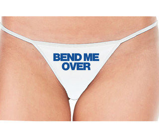 Bend Me Over - White String Thong