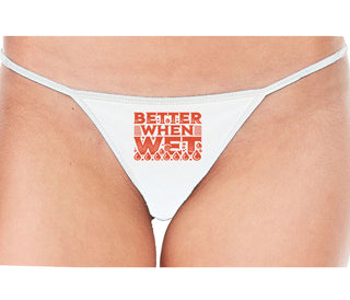 Better When Wet - White String Thong