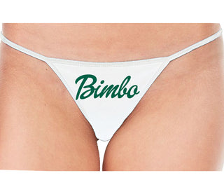 Bimbo - White String Thong