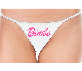 Bimbo - White String Thong