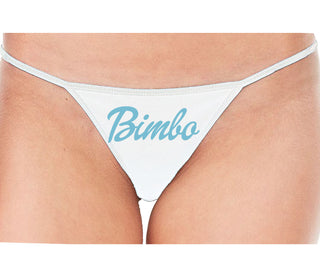 Bimbo - White String Thong