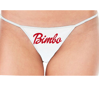 Bimbo - White String Thong