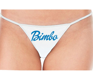 Bimbo - White String Thong