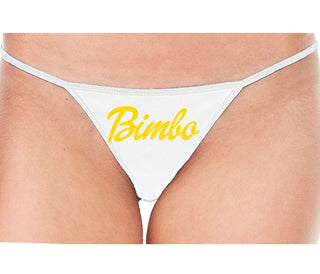 Bimbo - White String Thong