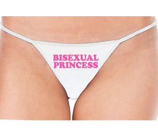 Bisexual Princess - White String Thong