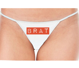 Brat - White String Thong