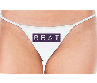 Brat - White String Thong