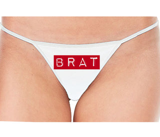 Brat - White String Thong