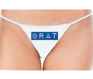 Brat - White String Thong