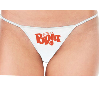 Brat - White String Thong