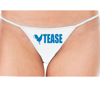 Cock Tease - Rooster - White String Thong