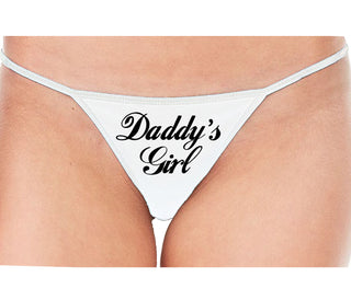 Daddy's Girl - White String Thong