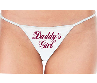 Daddy's Girl - White String Thong
