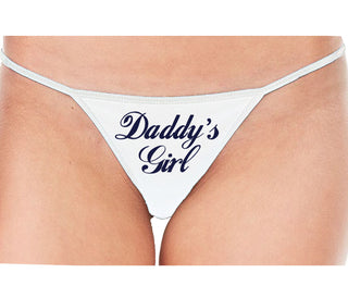 Daddy's Girl - White String Thong