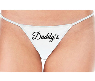 Daddy's - White String Thong