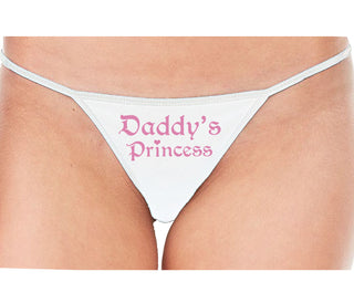 Daddys Princess - White String Thong