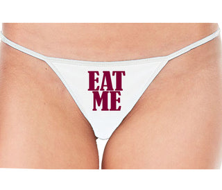 Eat Me - White String Thong