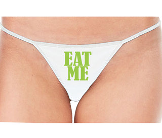 Eat Me - White String Thong