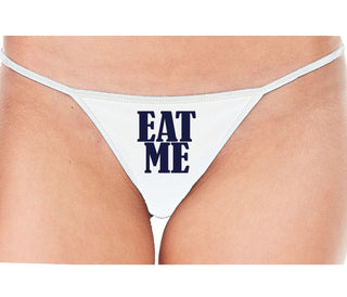 Eat Me - White String Thong