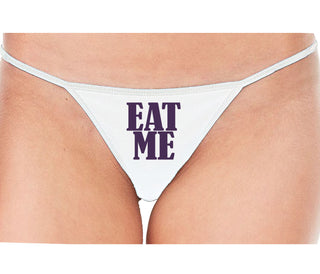 Eat Me - White String Thong