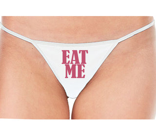 Eat Me - White String Thong