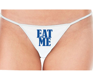 Eat Me - White String Thong
