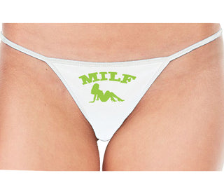 MILF - White String Thong