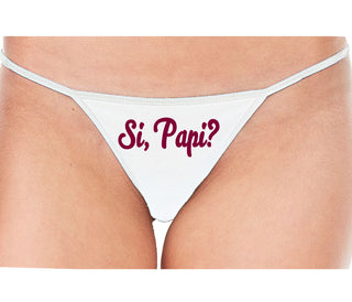 Si Pappi - Yes Daddy - White String Thong