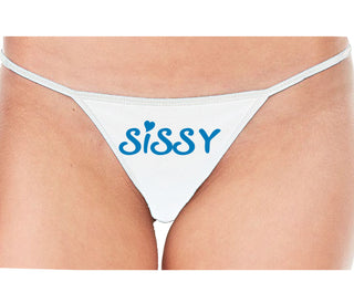 Sissy - White String Thong