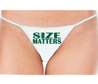 Size Matters - White String Thong