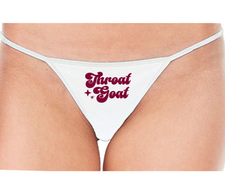 Throat Goat - Deep Throat Expert - White String Thong
